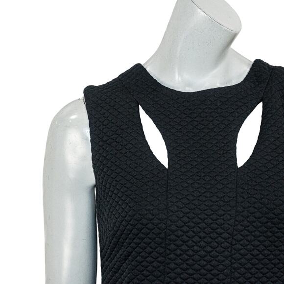 CLAUDIE PIERLOT textured sleeveless FAFFINEE Dress in Black Women's size 38 - Picture 7 of 10